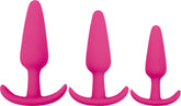 Gossip Rump Rockers Magenta Anal Plug Trainer Set Silicone > Anal Range > Butt Plug Kits